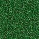 Miyuki seed beads 15/0 - Silverlined green 15-16